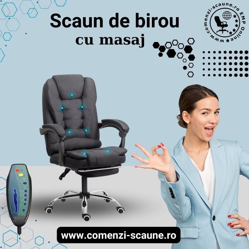 Scaune de birou cu vibromasaj model Office 418 M